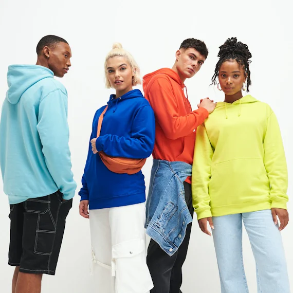 Basic HOODIE rood (B&C) – grote maten Basic HOODIE rood (B&C) – grote maten