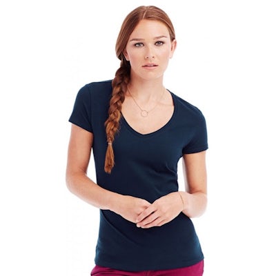 St9710 Dames T Shirt Stedman Claire V Neck